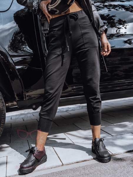 Spodnie dresowe Luss czarne
