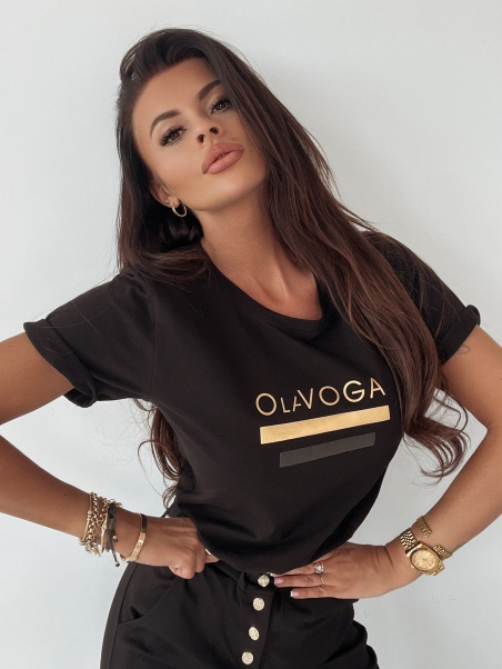 T-shirt Ola Voga Black Gold...