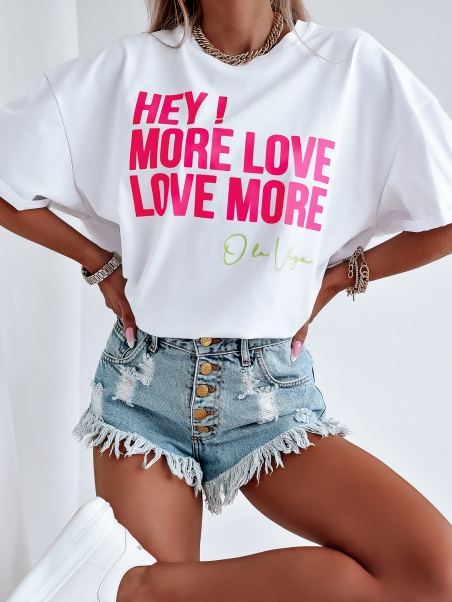 T-shirt oversize Love More...