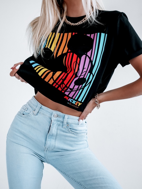 T-shirt z nadrukiem Rainbow...