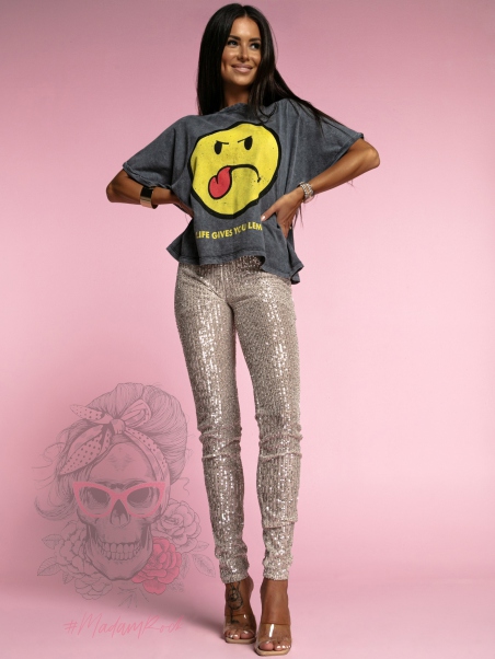 T-shirt dekatyzowany Emoji...