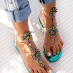 Sandały japonki Madam Orient Kameleon