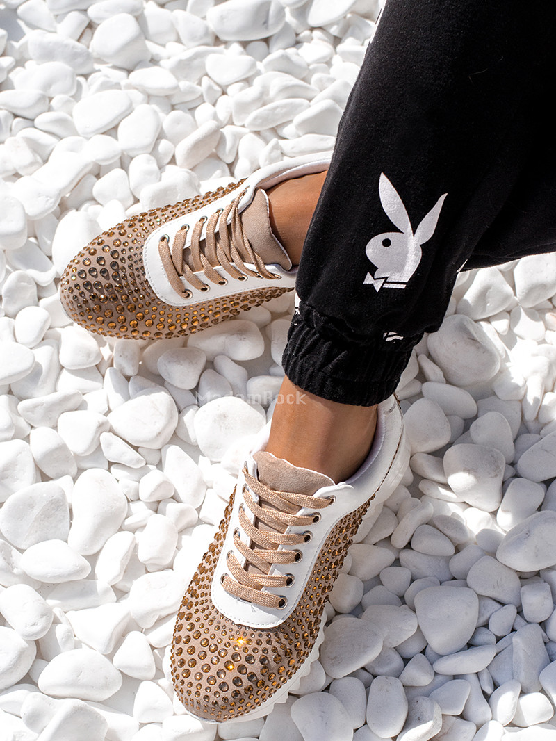 Buty sportowe Madam Drops złote