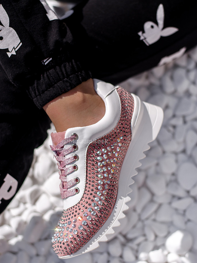 Buty sportowe Madam Drops pudrowe