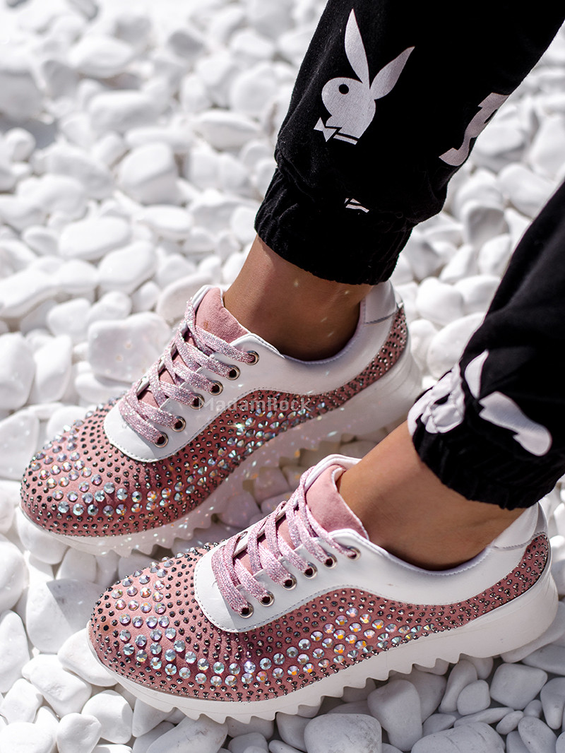 Buty sportowe Madam Drops pudrowe