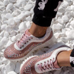 Buty sportowe Madam Drops pudrowe