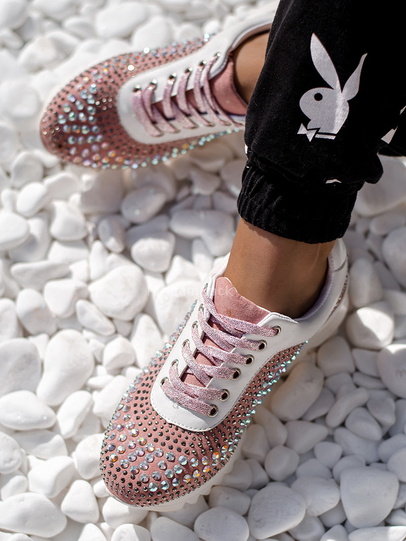 Buty sportowe Madam Drops pudrowe