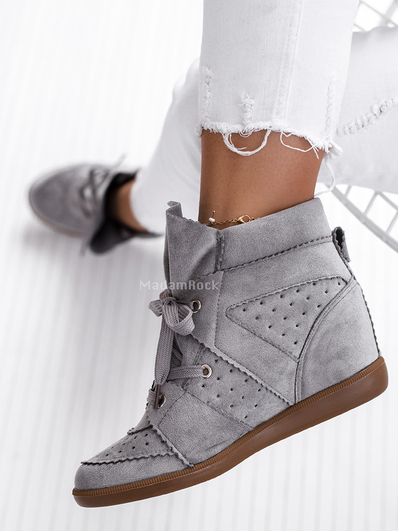 Sneakersy Madam Millor szare