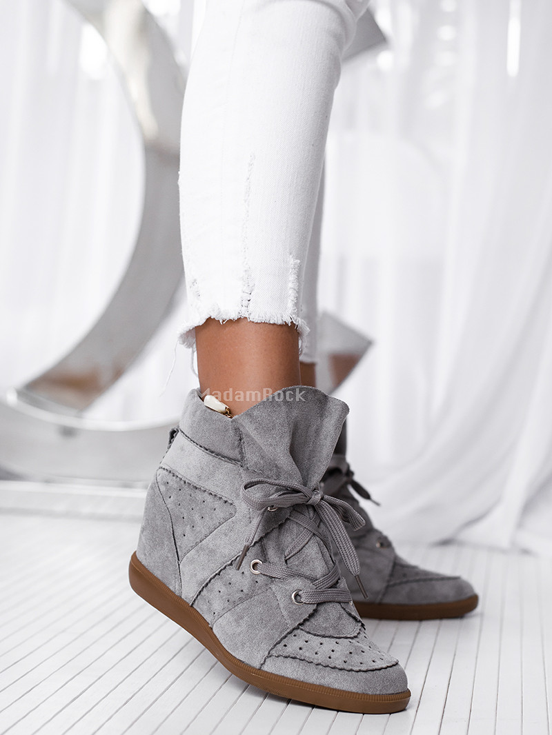 Sneakersy Madam Millor szare