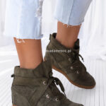 Sneakersy Madam Millor khaki