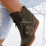 Sneakersy Madam Millor khaki