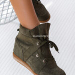 Sneakersy Madam Millor khaki