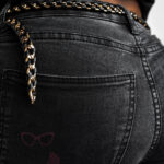 Pasek pleciony łańcuch Demetri Slim złoty