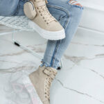 Trampki z kieszonką Rock Stuff beżowe