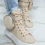 Trampki z kieszonką Rock Stuff beżowe