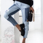 Torebka czarna z łańcuchem Rexa czarna