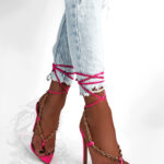 Sandały szpilki Hasty Rock fuksja