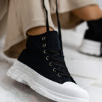 Trampki damskie Benus Rock mid czarne