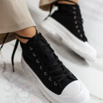 Trampki damskie Benus Rock mid czarne