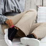 Trampki damskie Benus Rock mid czarne