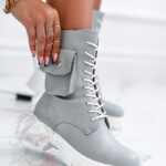 Workery damskie Bodemo Rock szare