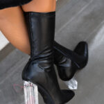 Botki elastyczne Madam Electra czarne