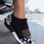 Buty sportowe Madam Muse w panterkę