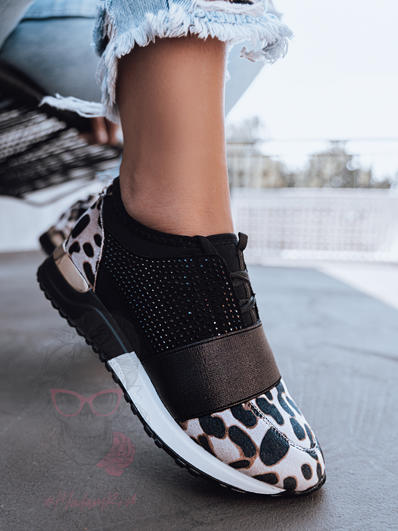 Buty sportowe Madam Muse w panterkę Buty sportowe Madam Muse w panterkę