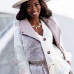 Kamizelka futrzana Luxury cappuccino