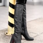 Kozaki na słupku Rock Chaos czarne