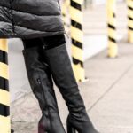 Kozaki na słupku Rock Chaos czarne