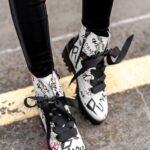 Workery logowane Rock Chaos białe