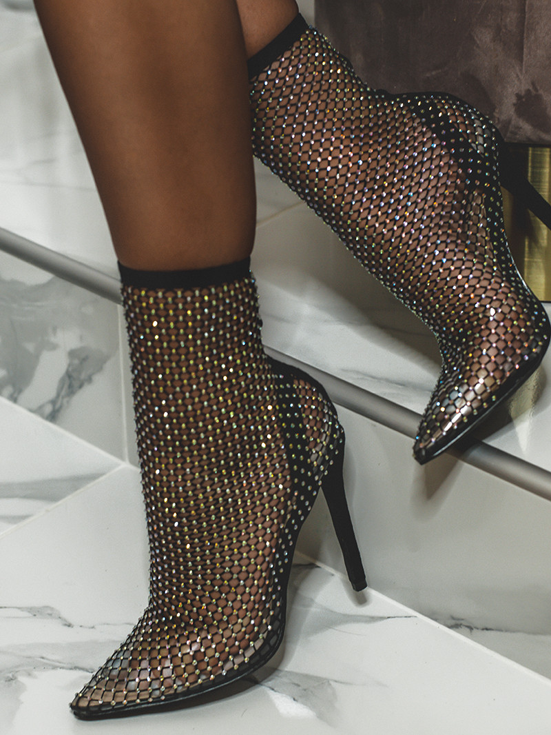 Botki kabaretki Madam Spears czarne Botki kabaretki Madam Spears czarne