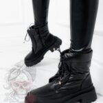 Workery śniegowce Rock Talion czarne