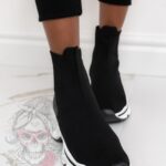 Botki skarpety Madam Rapido czarne