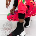 Botki skarpety Madam Rapido czarne