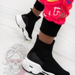 Botki skarpety Madam Rapido czarne