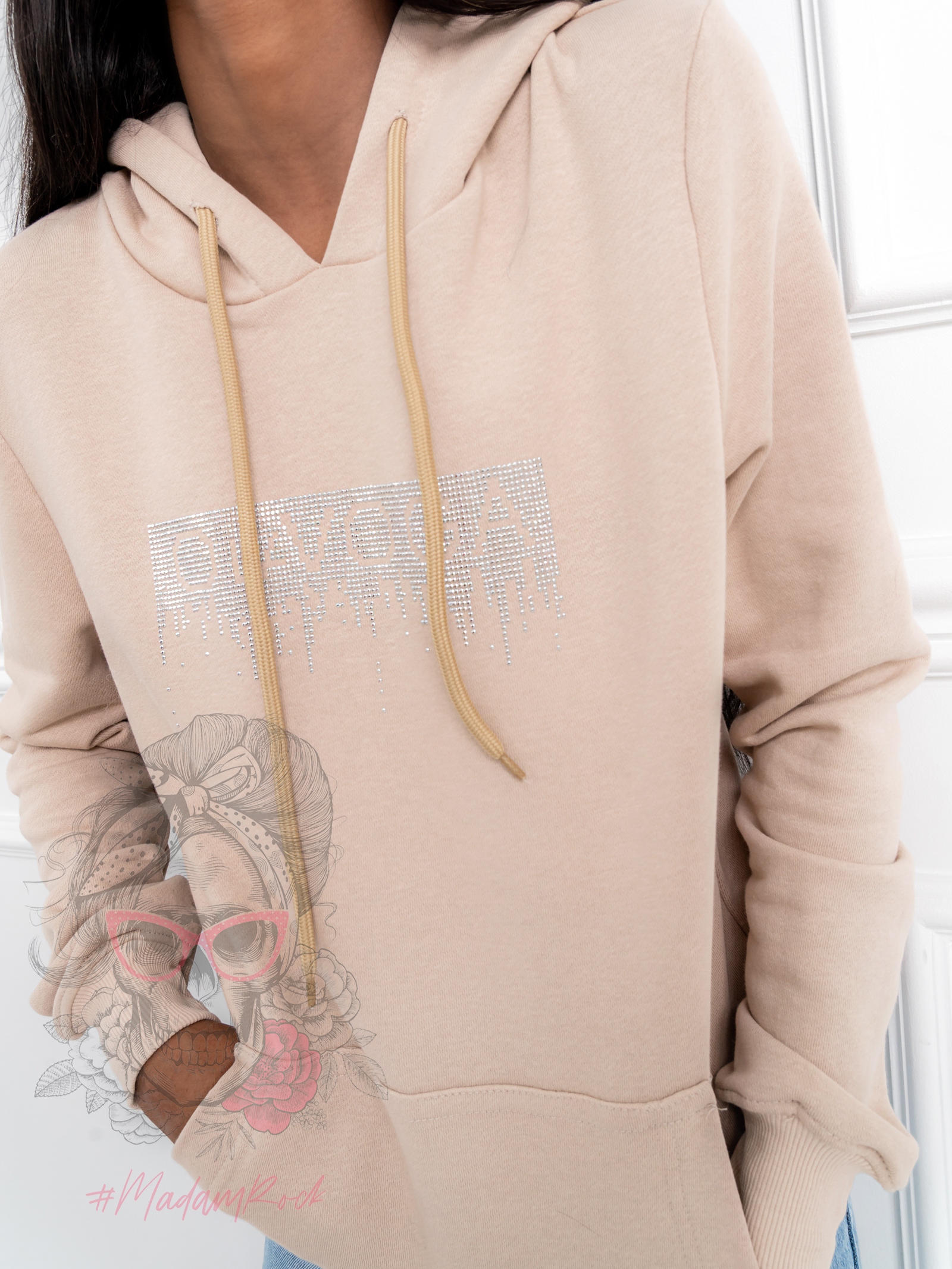 Bluza bawełniana Jets Woman beżowa