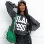 Bluza dekatyzowana Milano szara