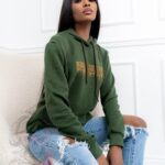 Bluza bawełniana Jets Woman zielona