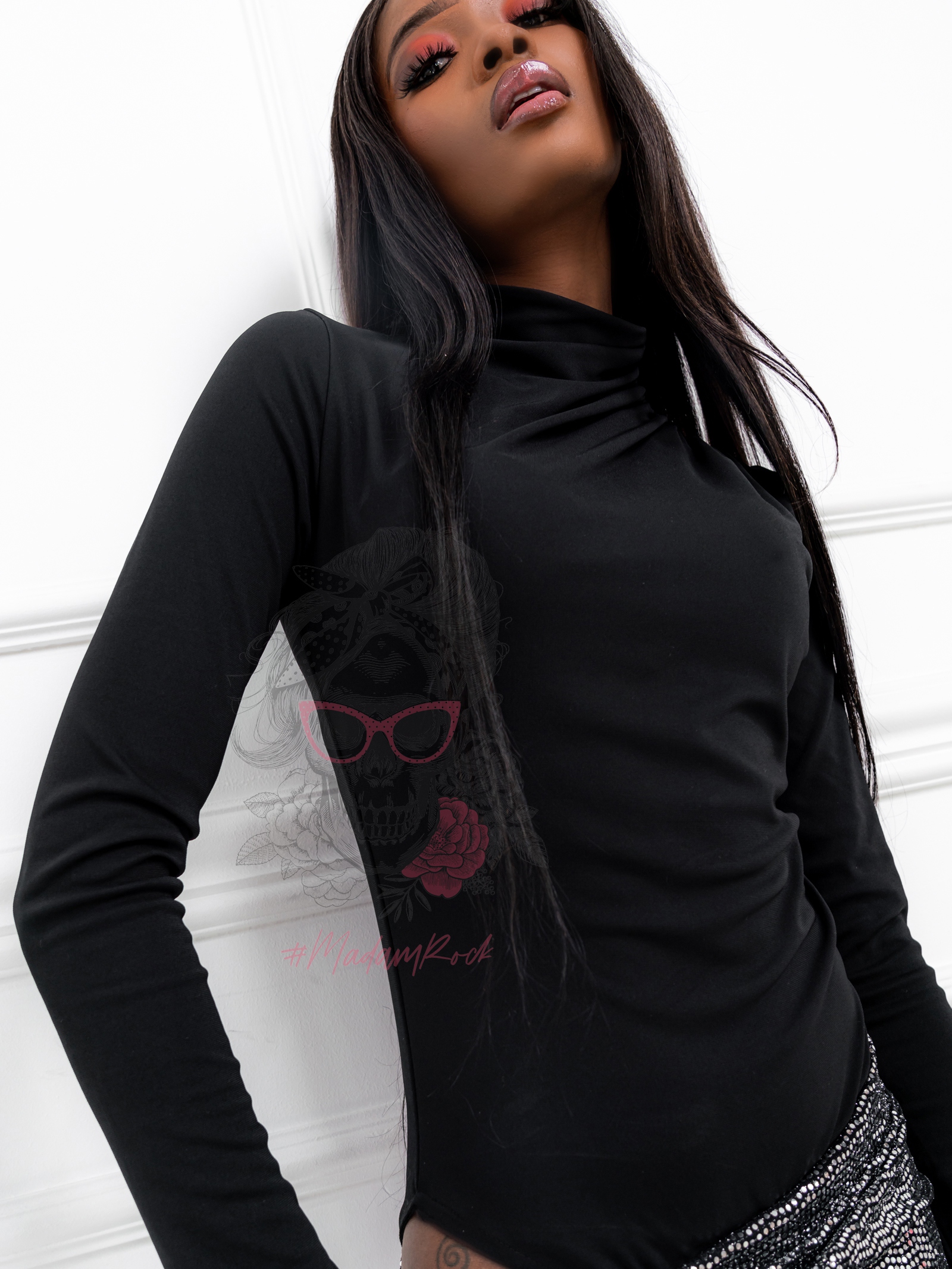 -wyprzedane- Body elastyczne NightShift czarne