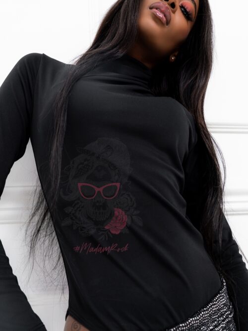 -wyprzedane- Body elastyczne NightShift czarne