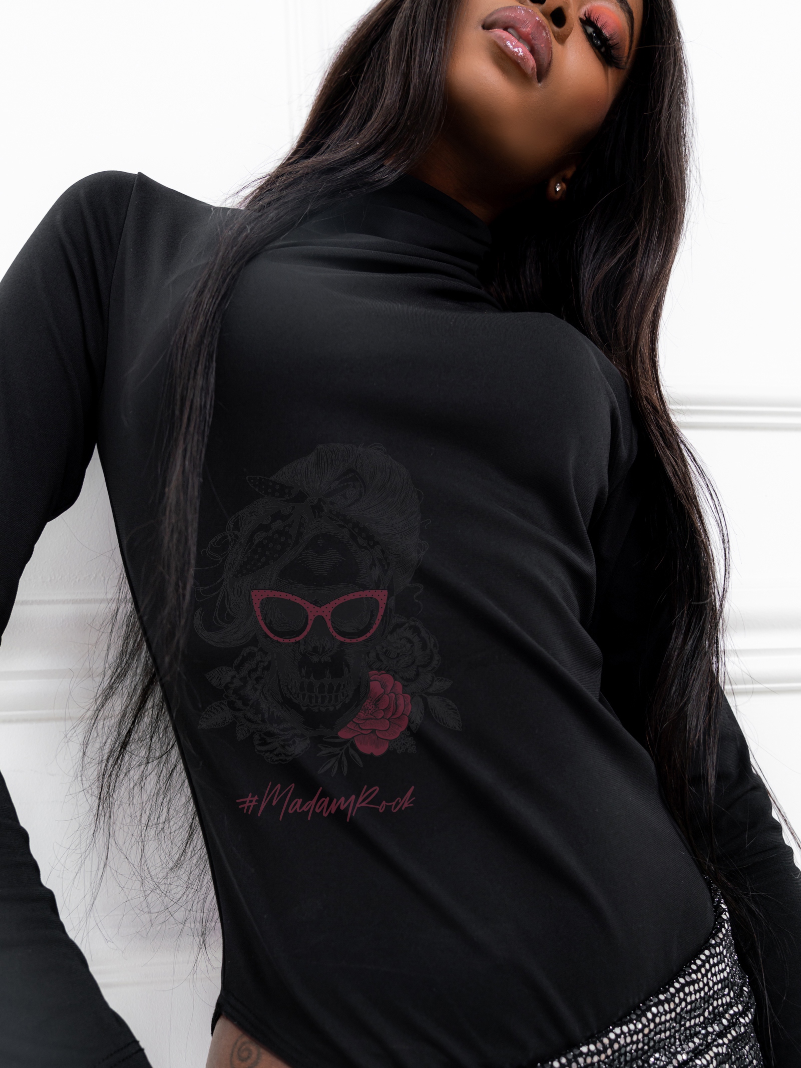 -wyprzedane- Body elastyczne NightShift czarne