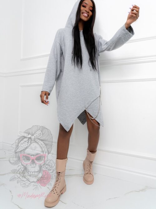 Bluza z łańcuszkami Ashli szara