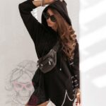 Bluza z łańcuszkami Ashli czarna