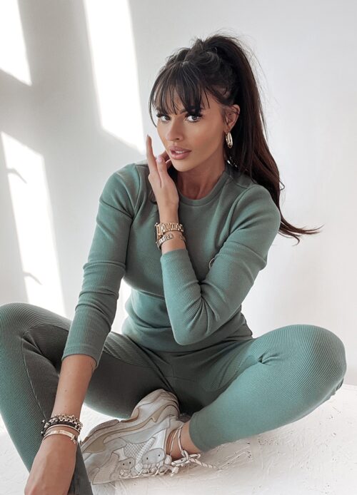 - WYPRZEDANE - Komplet dopasowany Set Line khaki