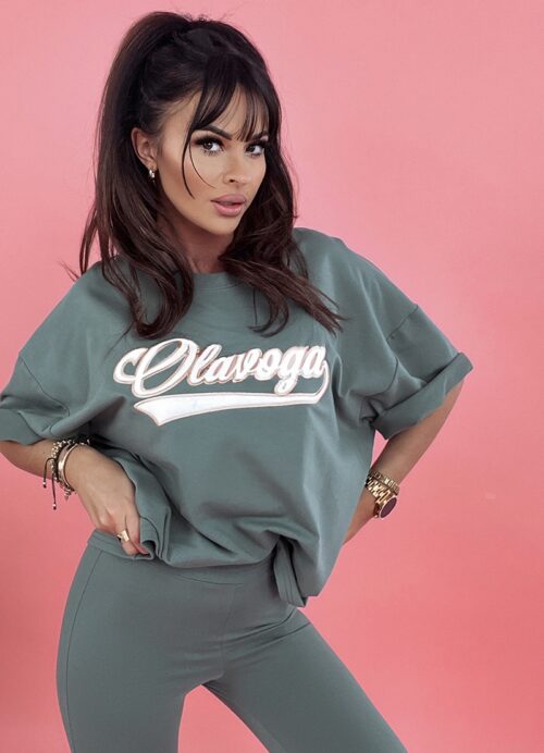 Komplet bawełniany New York khaki