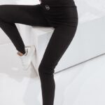 Legginsy logowane Sophie czarne