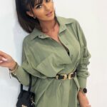 Koszula muślinowa oversize Light khaki