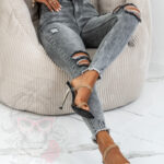 Spodnie jeansowe Victoria Rock szare